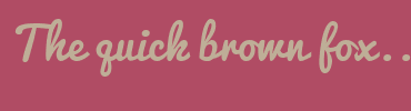 Image with Font Color BEAE97 and Background Color B04C64